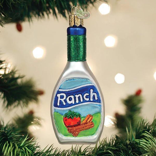 Ornament - Blown Glass - Ranch Dressing
