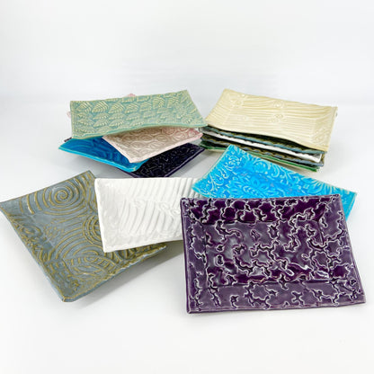 Tray - Rectangle Ceramic - Handmade Original