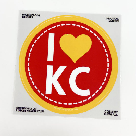 Sticker - I (Heart) KC - Chiefs Inspired
