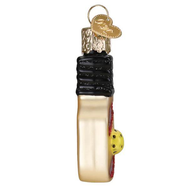 Ornament - Blown Glass - Mini Pickleball Paddle