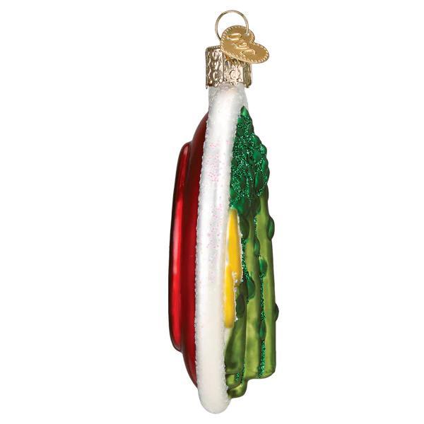 Ornament - Blown Glass - Asparagus