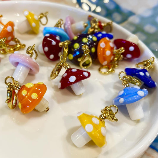 Pendant - Capped Mushroom - Gold Fill