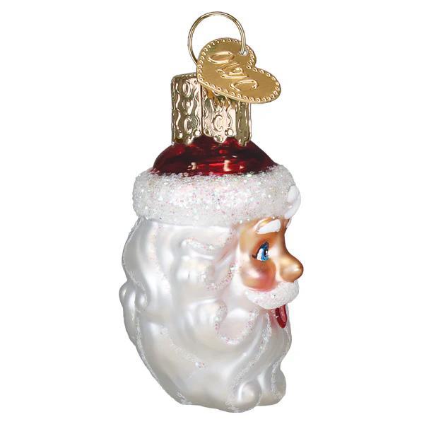 Ornament - Blown Glass - Mini Winking Santa