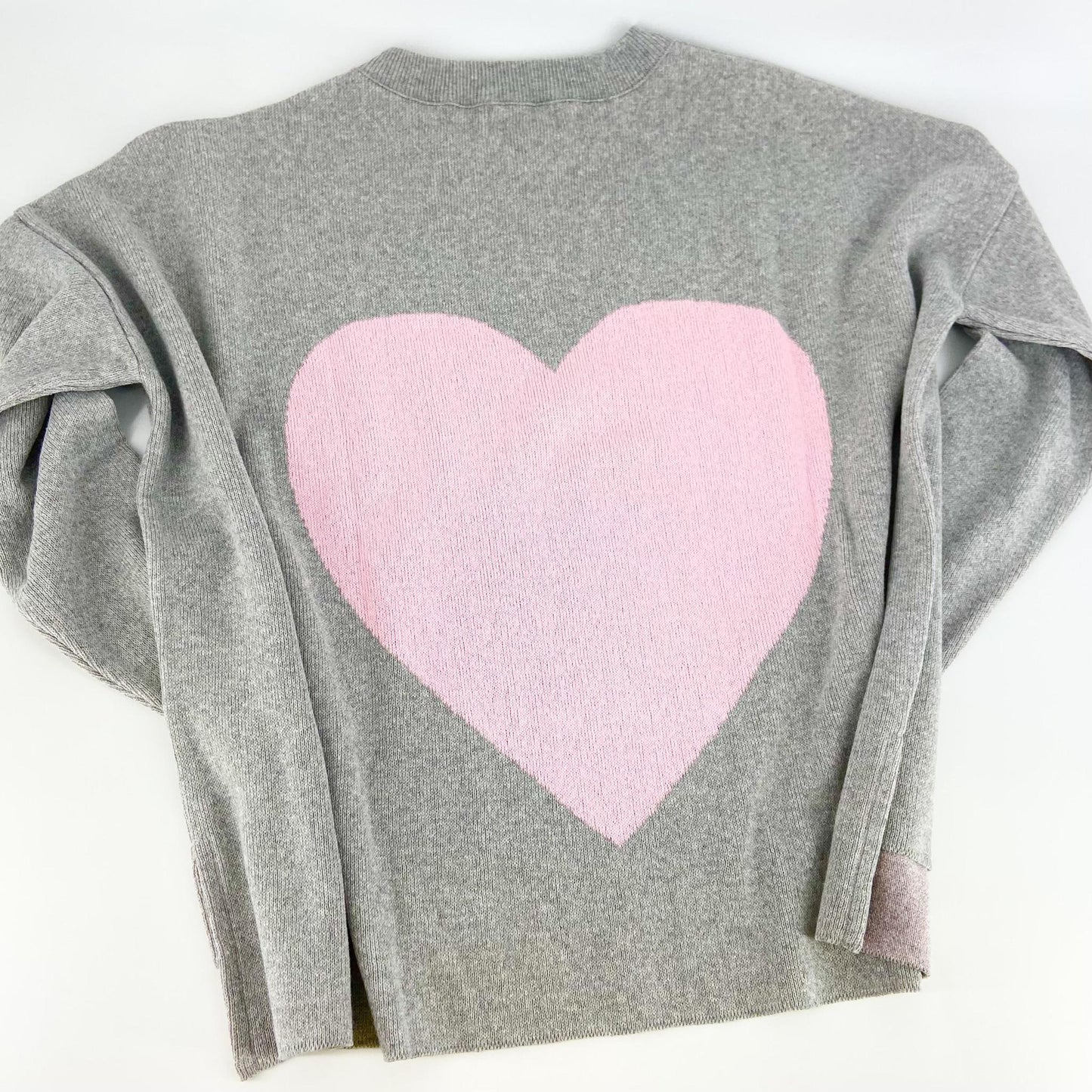 Sweater - KC/Heart (Grey + Light Pink) - Exclusive