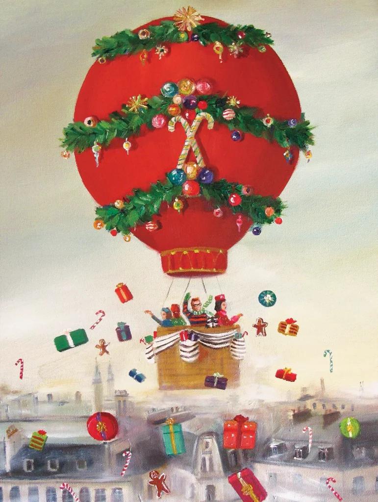 Puzzle - Christmas Balloon Ride - 500pc
