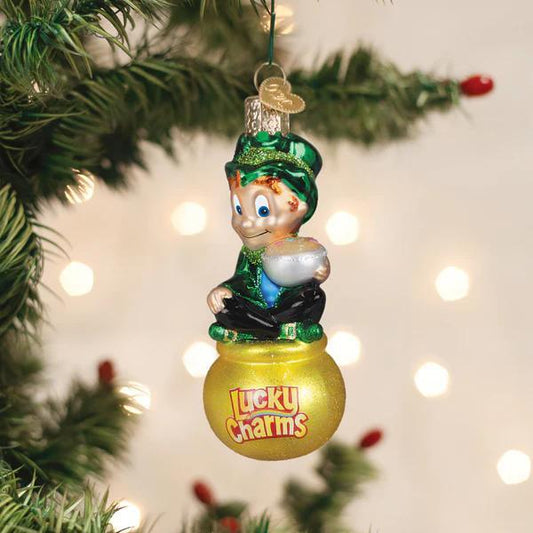 Ornament - Blown Glass - Lucky the Leprechaun