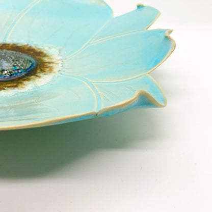 Ceramic Wall Art - Viola - Atlantis Aqua - Extra Large
