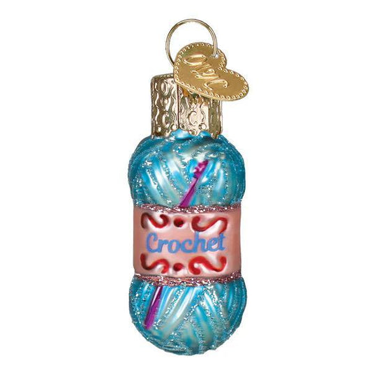 Ornament - Blown Glass - Mini Crochet