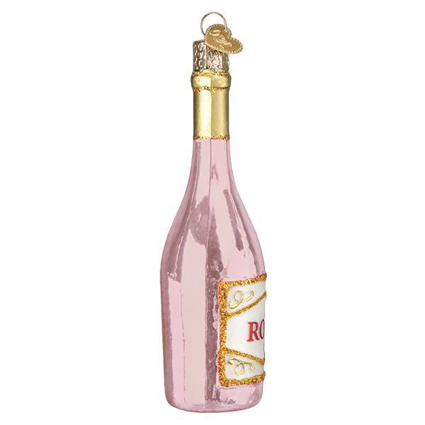 Ornament - Blown Glass - Rosé Wine