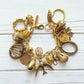 Bracelet - Vintage Gold Charms - Reproduction