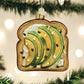 Ornament - Blown Glass - Avocado Toast