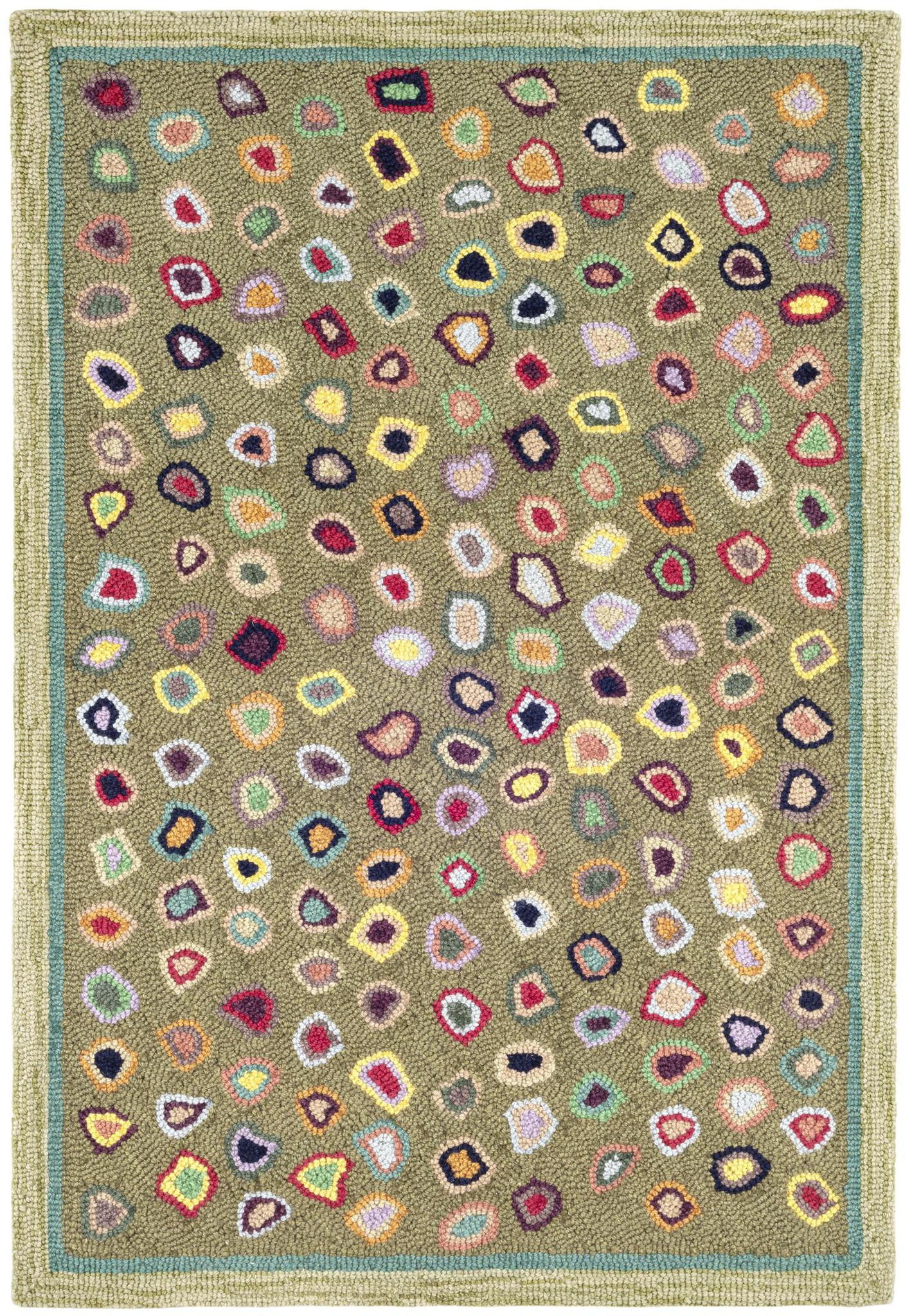 Rug - Micro Hooked Wool - Cat's Paw Sage