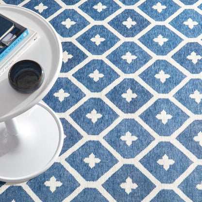 Rug - Machine-Washable - Elizabeth Navy