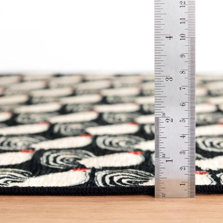 Rug - Machine-Washable - Cockadoodledoo Multi