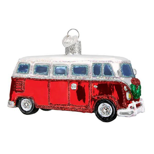 Ornament - Blown Glass - Camper Van