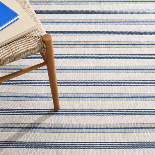 Rug - Machine-Washable - Nimes Ticking Neutral