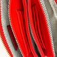 4 in 1 Handbag - Crossbody/Clutch/Wristlet - Aster Red