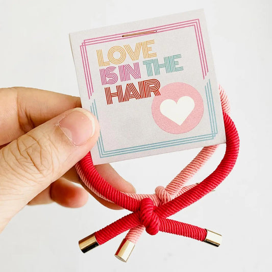 Hair Tie Set - Love Is In The Hair - Set/2