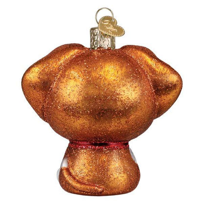 Ornament - Blown Glass - Kawaii Dog