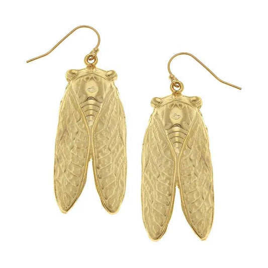 Earrings - Cicadas - 24kt Gold Plated (TAKING ORDERS)