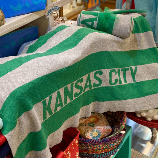 Little Blanket - KANSAS CITY - Green & Grey