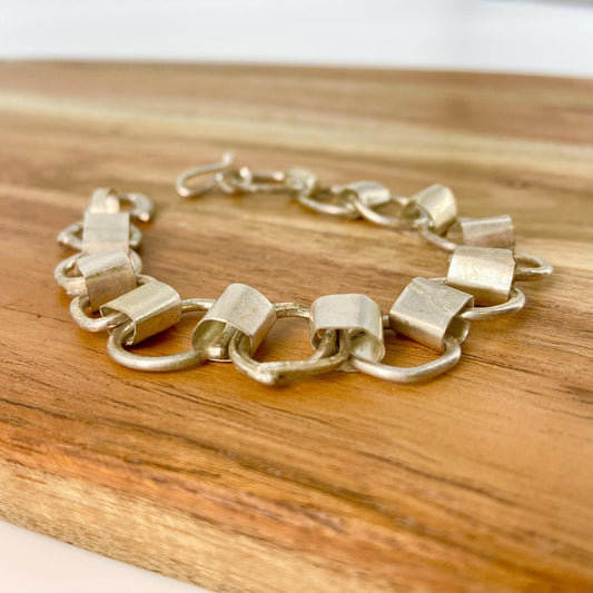 Bracelet - Sterling "Folded" Chain Original