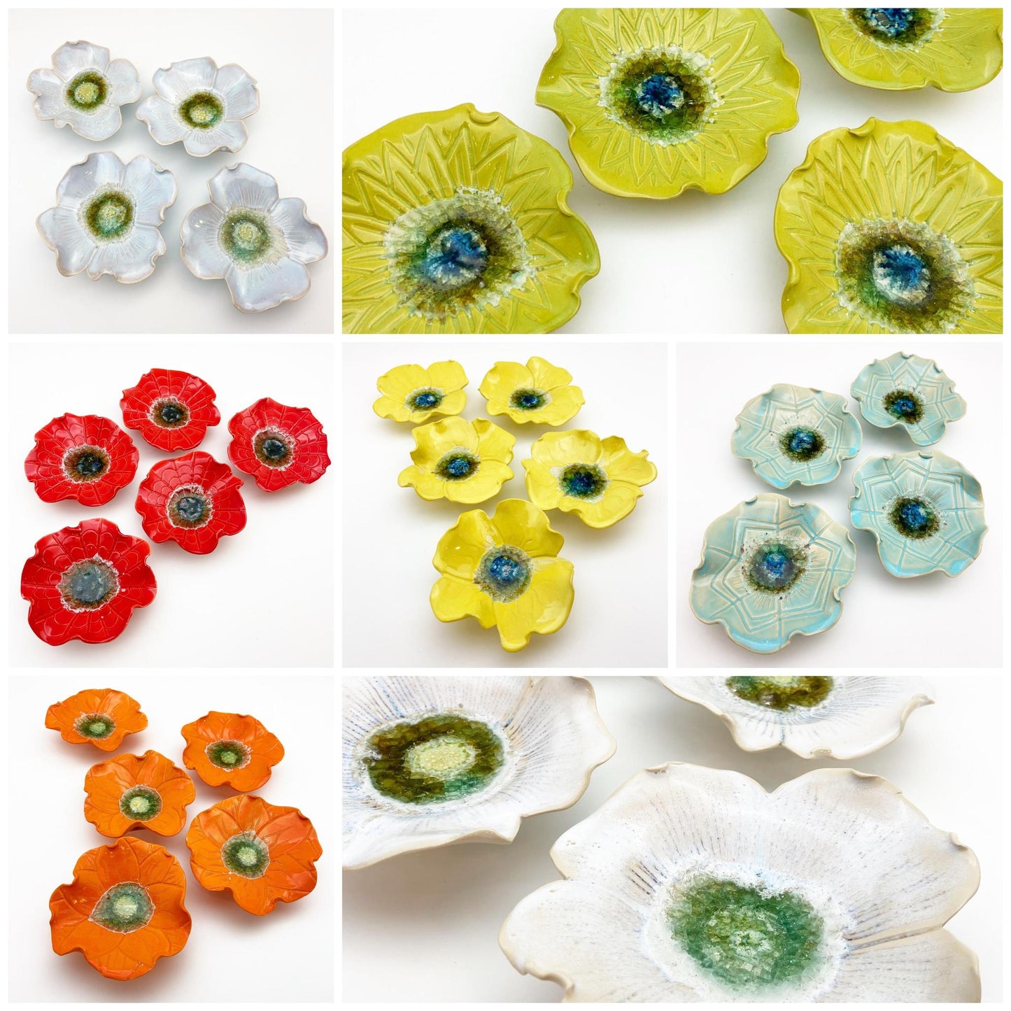 Ceramic Wall Art - "Baby Sunflower"