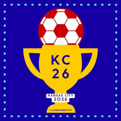 Sticker - KC 26 Trophy & Soccer Ball