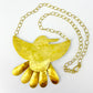 Necklace - Brass Hummingbird