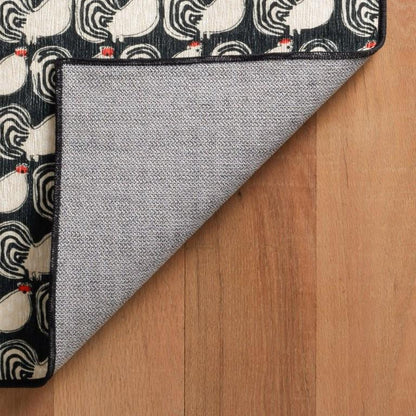 Rug - Machine-Washable - Cockadoodledoo Multi