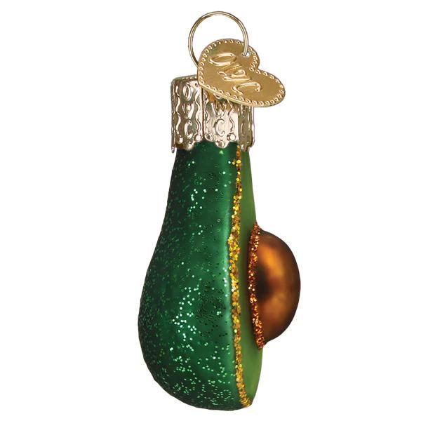 Ornament - Blown Glass - Mini Avocado