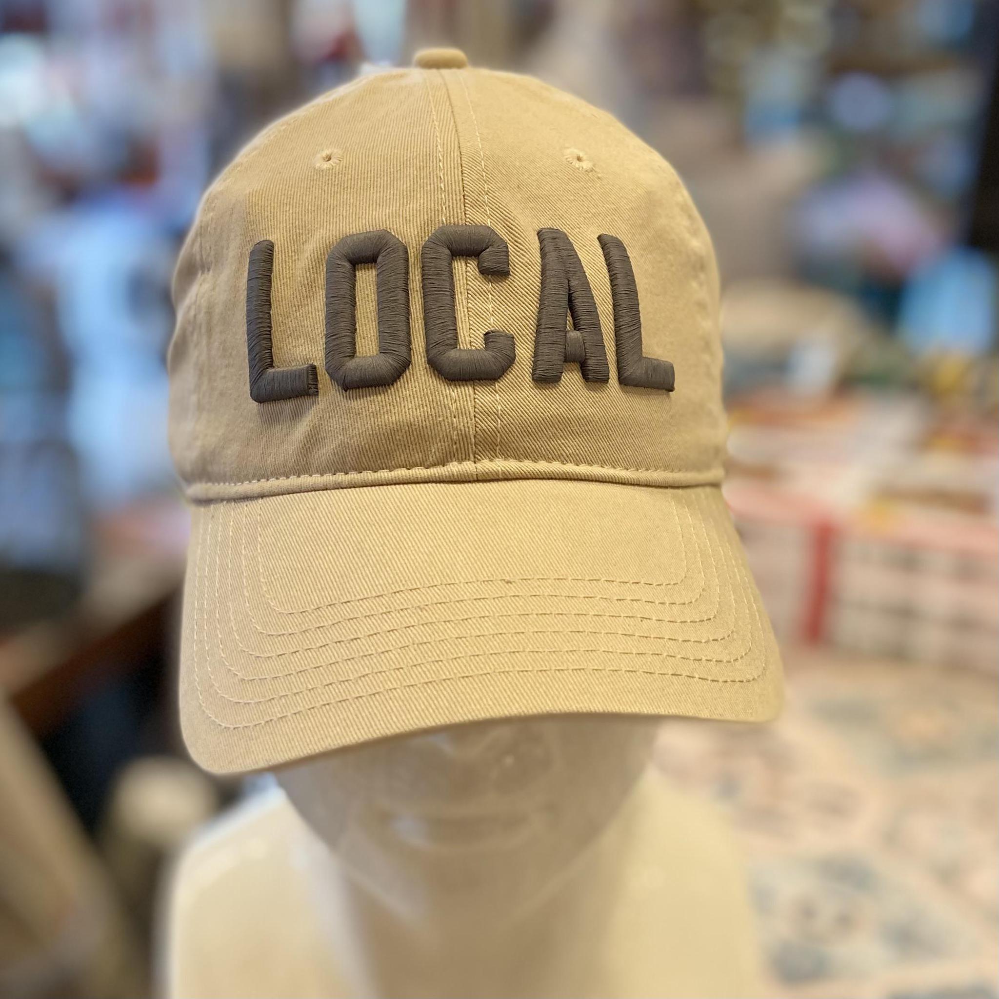 Ballcap - LOCAL - Grey on Sandstone – A STORE NAMED STUFF