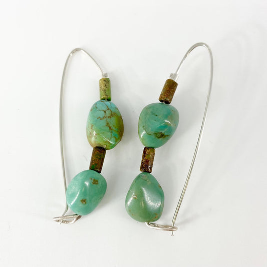 Earrings - Turquoise & Sterling Originals