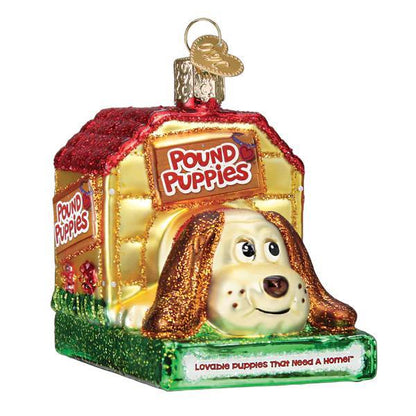 Ornament - Blown Glass - Pound Puppies