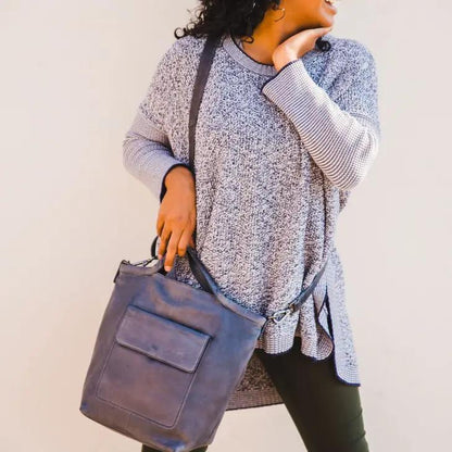 Handbag - Crossbody/Shoulder/Handled - Charcoal