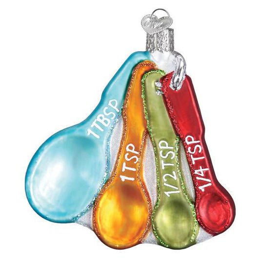 Ornament - Blown Glass - Measuring Spoons