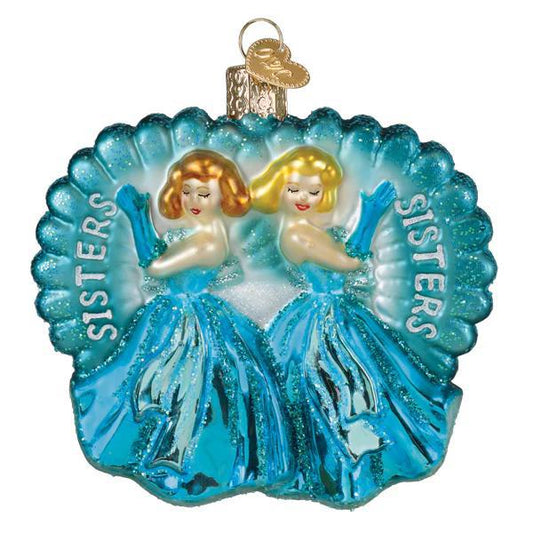 Ornament - Blown Glass - Sisters Sisters