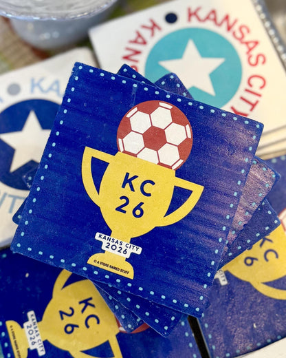 Coaster - Exclusive Kansas City Soccer Ball