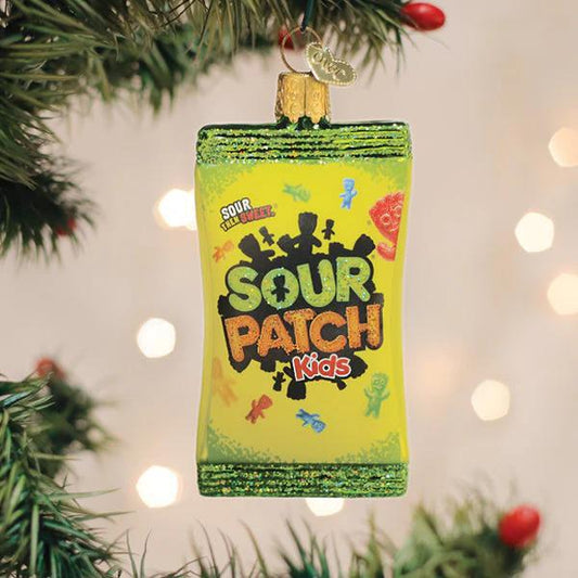 Ornament - Blown Glass - Sour Patch Kids