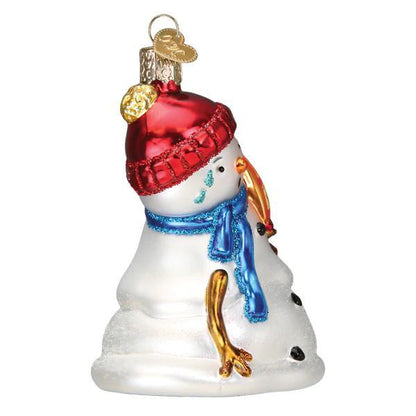 Ornament - Blown Glass - Flamin' Hot Cheetos Snowman