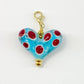 Pendant - Two-Sided "KC Current" Heart - Glass & Goldfill (Video)