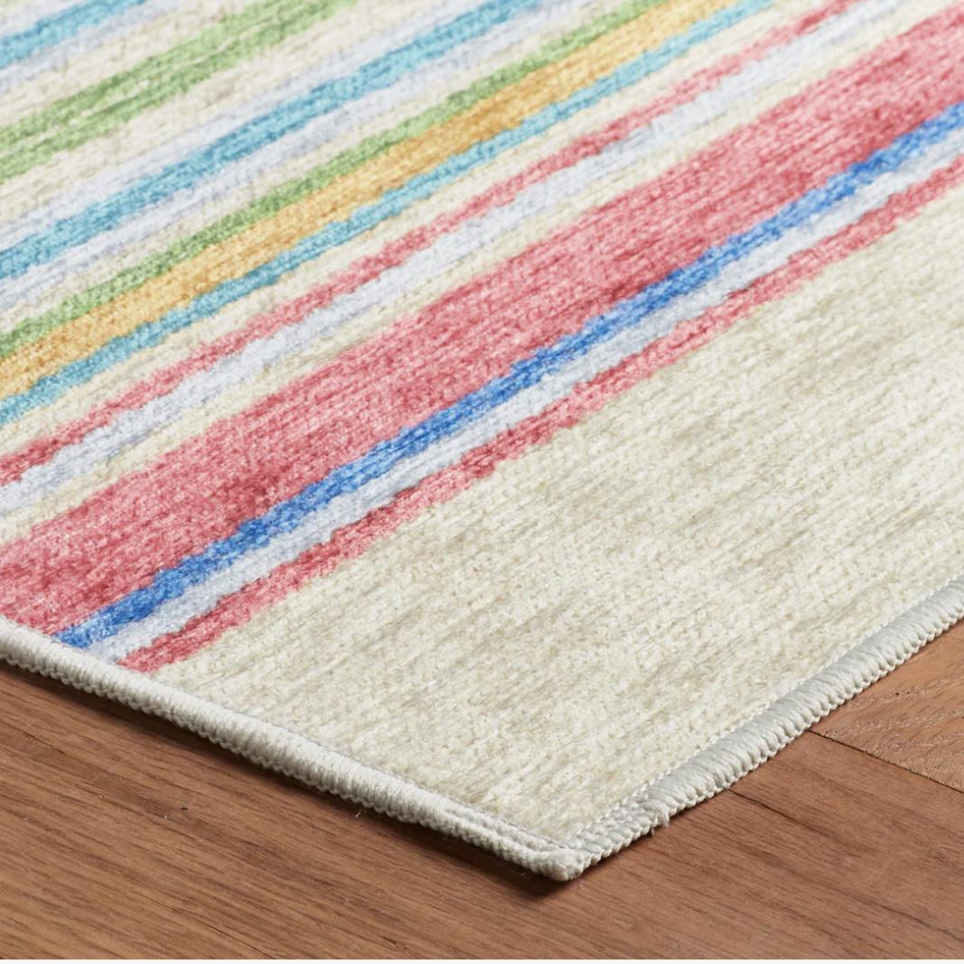 Rug - Machine Washable - Cady Stripe Multi