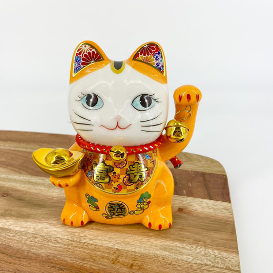 Bank - Fortune Cat - Orange