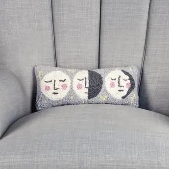 Pillow - Moon Phases - Hooked Wool