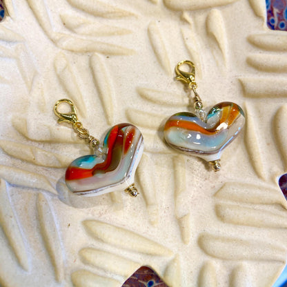 Pendant - Sunset Beach Heart  - Gold Fill