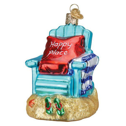 Ornament - Blown Glass - Happy Place
