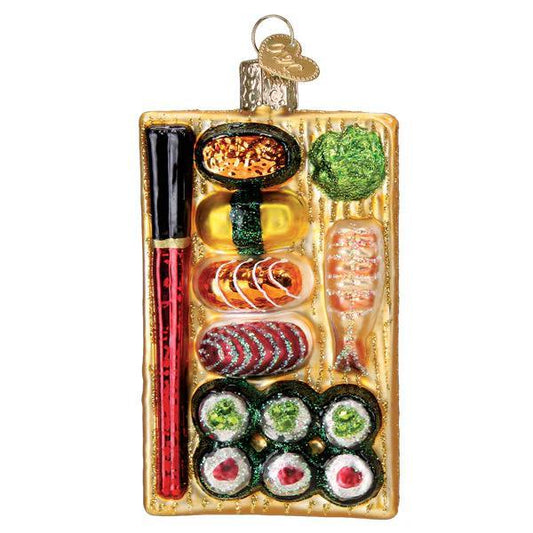 Ornament - Blown Glass - Sushi Platter