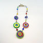 Necklace - Flat Disks and Beads  - Sterling and Glass (Video)