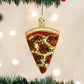 Ornament - Blown Glass - Pizza Slice