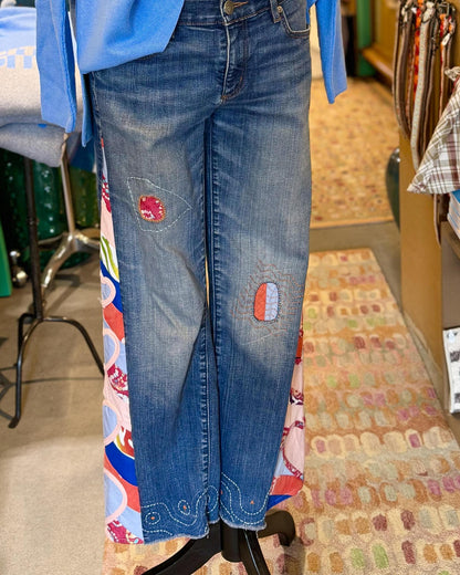 Upcycle YOUR Jeans - CUSTOM - Hearts Design